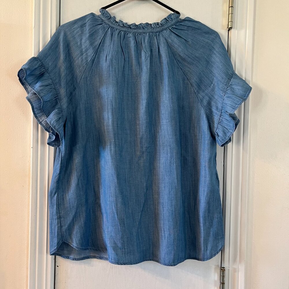 Land's End Chambray Shirt - Picture 2 of 2